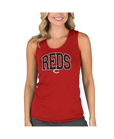 Concepts Sport Women's Red Cincinnati Reds Marathon Racerback Tank Top