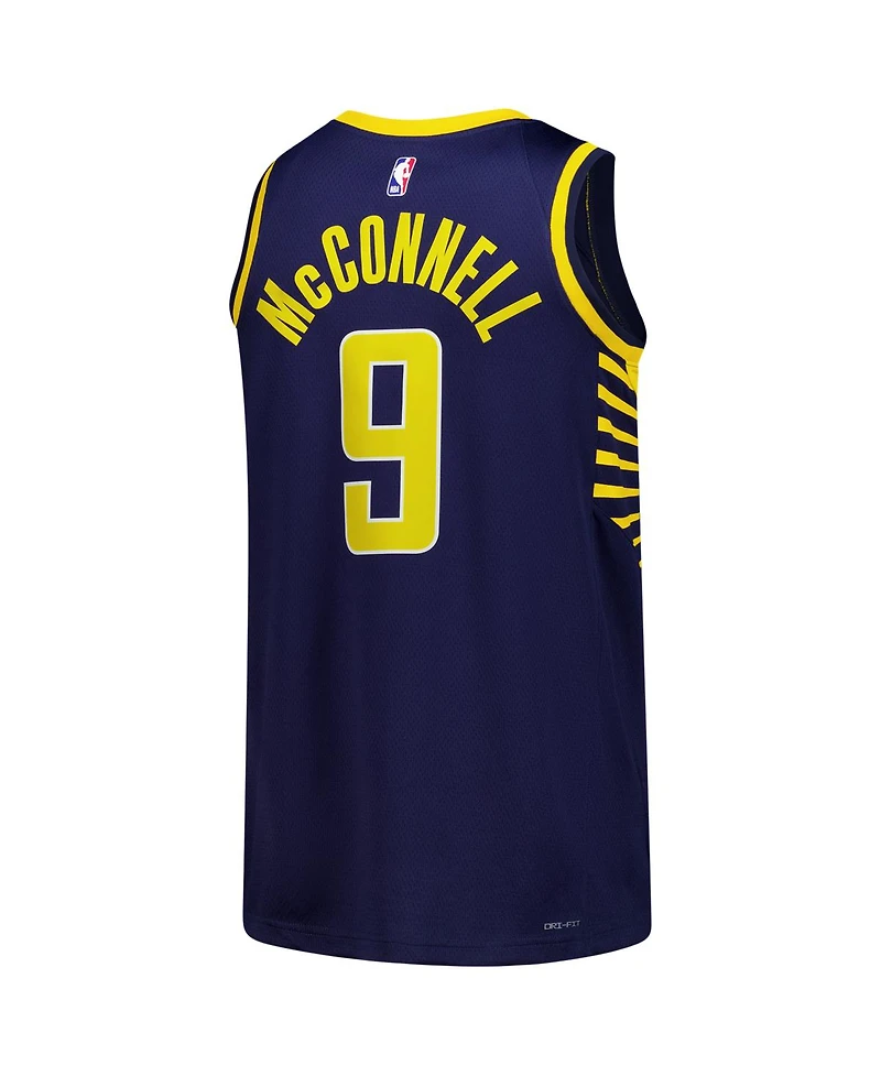 Nike Men's and Women's T.j. McConnell Navy Indiana Pacers Swingman Icon Edition Jersey