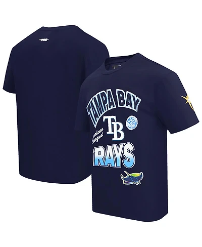 Pro Standard Men's Navy Tampa Bay Rays Turn It Up Dropped Shoulder T-Shirt