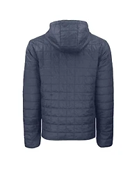 Cutter & Buck Men's Cutter Anthracite North Carolina Tar Heels Rainier Eco PrimaLoft Hooded Full-Zip Jacket