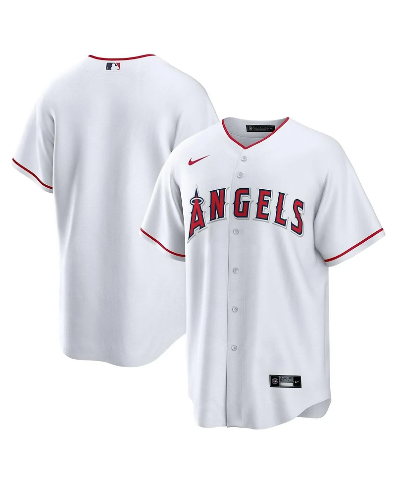 Nike Men's White Los Angeles Angels Home Big Tall Replica Jersey