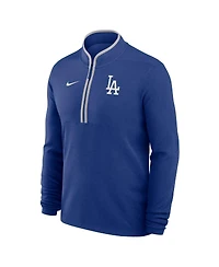 Nike Men's Royal Los Angeles Dodgers Dri-fit Victory Half-Zip