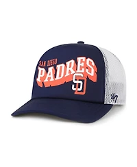 '47 Brand Men's Navy San Diego Padres Meander Foam Trucker Snapback Hat