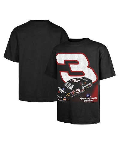 '47 Brand Men's Black Richard Childress Racing 3 Race Day Foundation Heavyweight T-Shirt