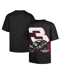 '47 Brand Men's Black Richard Childress Racing 3 Race Day Foundation Heavyweight T-Shirt