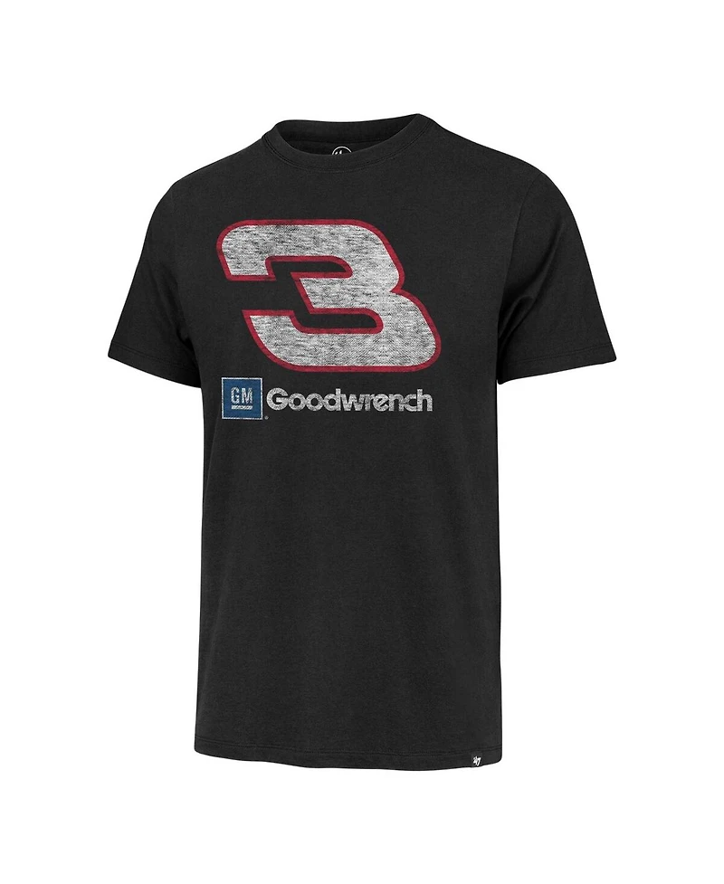 '47 Brand Men's Black Richard Childress Racing Goodwrench Imprint Franklin T-Shirt