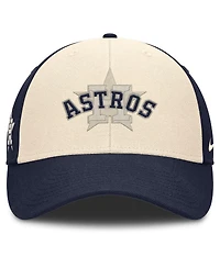 Nike Men's Navy/Natural Houston Astros Statement Club Performance Adjustable Hat