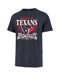 '47 Brand Men's Navy Houston Texans Stripe Splash Franklin T-Shirt