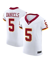 Nike Men's Jayden Daniels White Washington Commanders Alternate 2 Super Bowl Era Vapor F.u.s.e. Elite Jersey