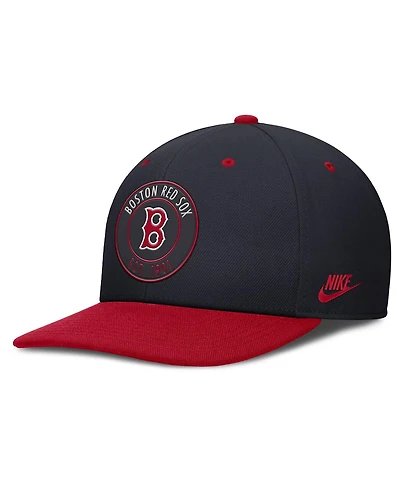 Nike Men's Navy/Red Boston Red Sox Cooperstown Collection Pro Dri-fit Snapback Hat