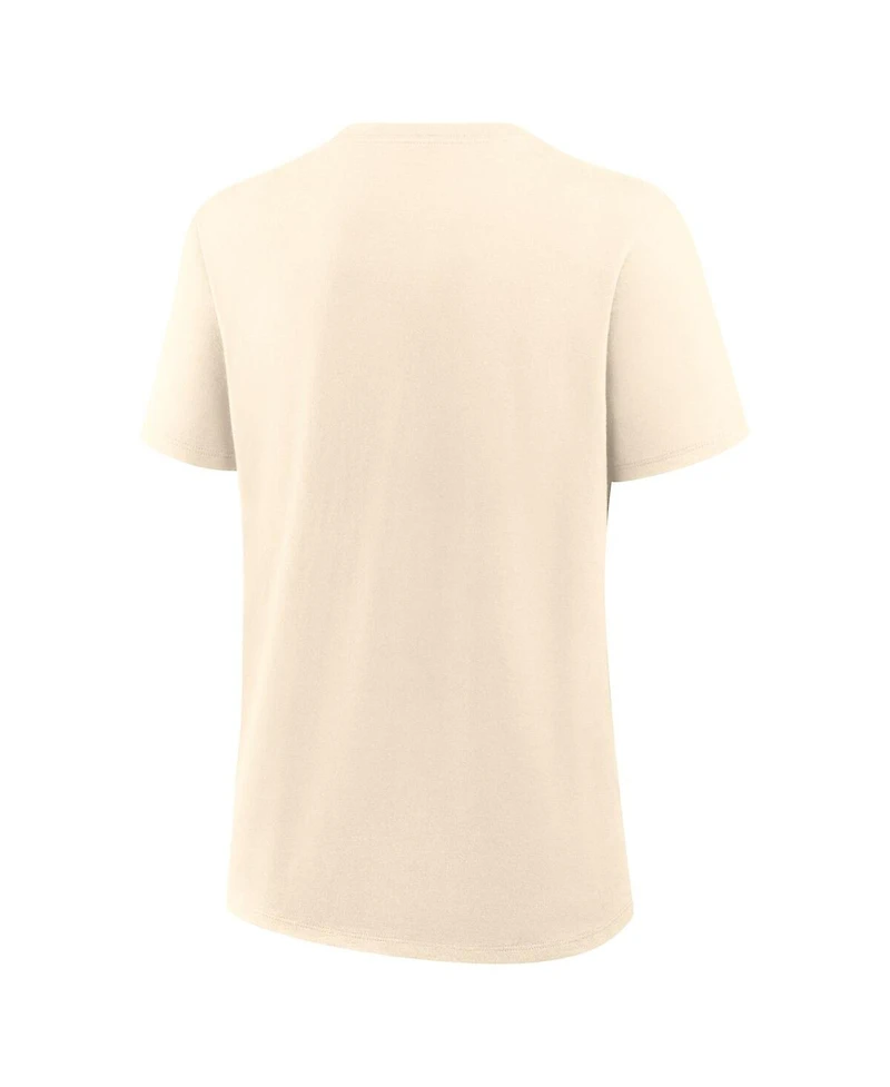 Nike Women's Natural Los Angeles Dodgers City Connect Arch T-Shirt