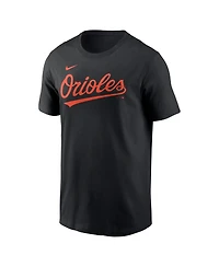 Nike Men's Gunnar Henderson Black Baltimore Orioles Name Number T-Shirt