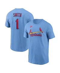 Nike Men's Ozzie Smith Light Blue St. Louis Cardinals Cooperstown Collection Name Number T-Shirt