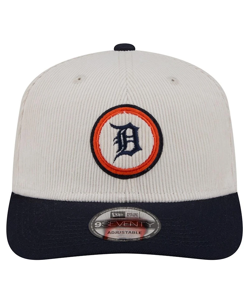 New Era Men's Cream Detroit Tigers Loyal 9SEVENTY Adjustable Hat