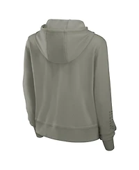 Nike Women's Olive Philadelphia Phillies One Tri-Blend Dri-fit Hoodie