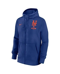 Nike Men's Royal New York Mets Primetime Lockup Full-Zip Hoodie
