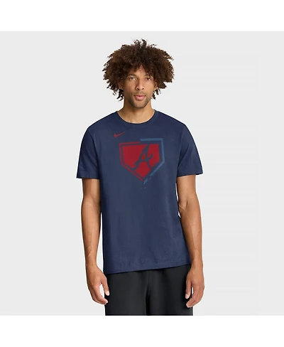 Nike Men's Navy Atlanta Braves Icon T-Shirt