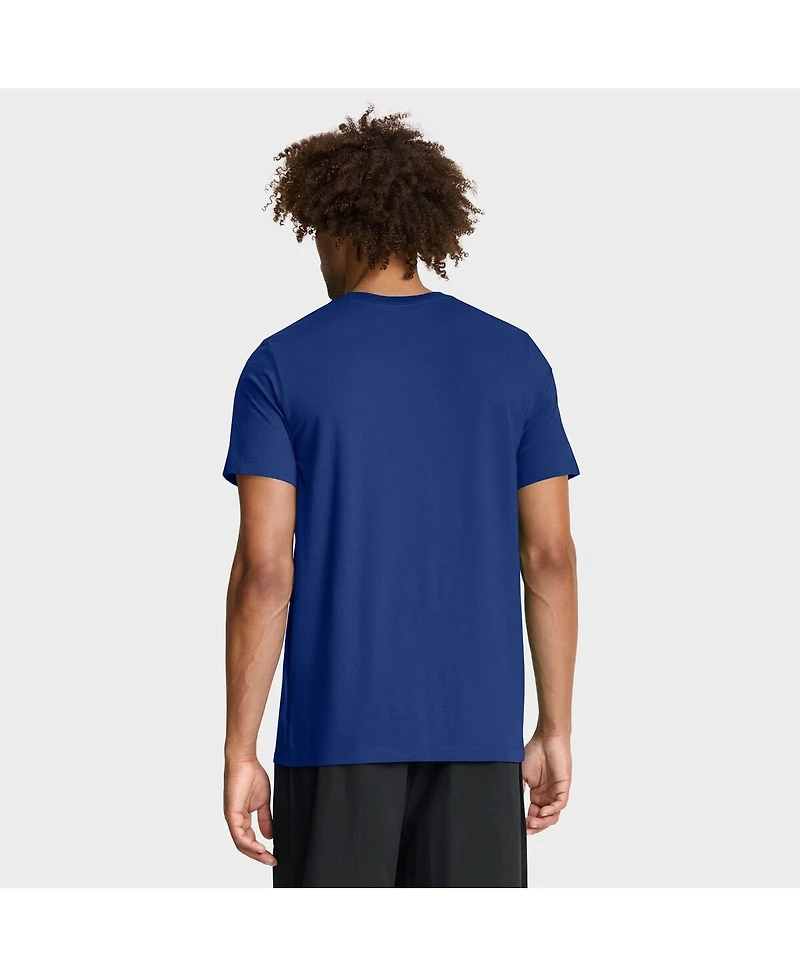 Nike Men's Royal Chicago Cubs Tri-Blend Logo T-Shirt