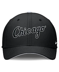 Nike Men's Black Chicago White Sox Primetime Rise Dri-fit Flex Hat