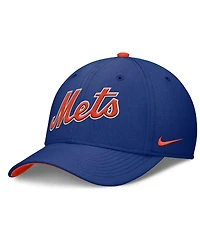 Nike Men's Royal New York Mets Primetime Rise Dri-fit Flex Hat