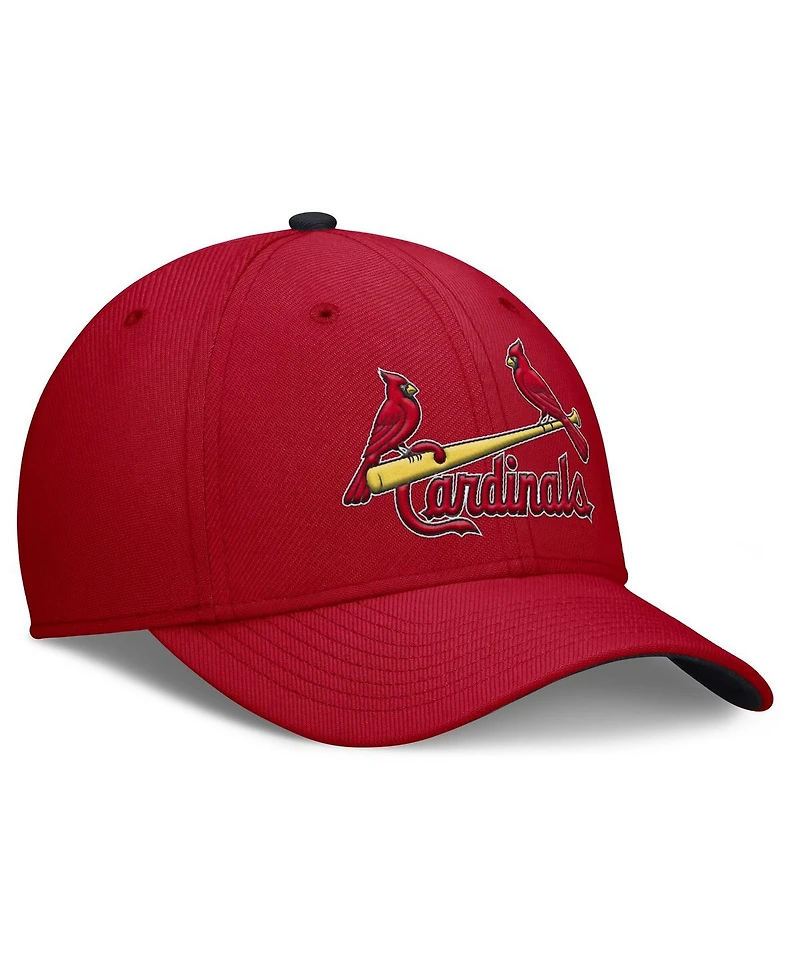 Nike Men's Red St. Louis Cardinals Primetime Rise Dri-fit Flex Hat
