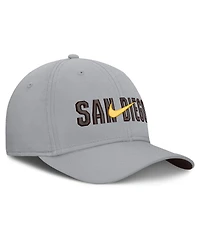Nike Men's Gray San Diego Padres Primetime Dri-fit Rise Bozz Flex Hat