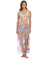 Bleu by Rod Beattie Women's Bellissimo Ruffle Cover-Up Swim Sarong
