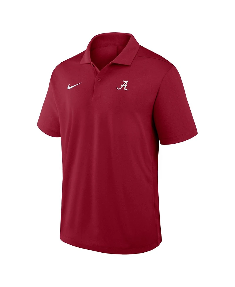 Nike Men's Crimson Alabama Crimson Tide Primetime Victory Plus Dri-fit Polo Shirt
