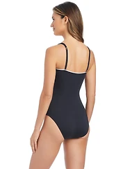Bleu by Rod Beattie Women's Pull-On One-Piece Swimsuit