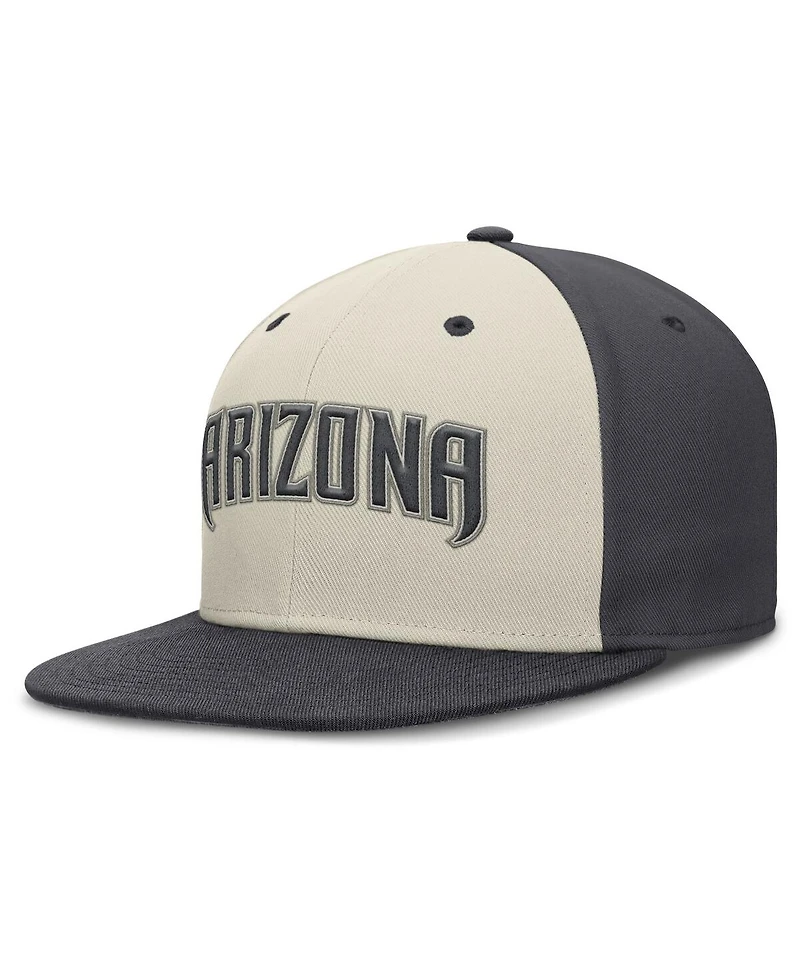 Nike Men's Cream Arizona Diamondbacks Dri-fit True Fitted Hat