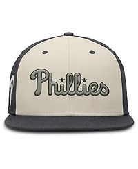 Nike Men's Cream Philadelphia Phillies Dri-fit True Fitted Hat