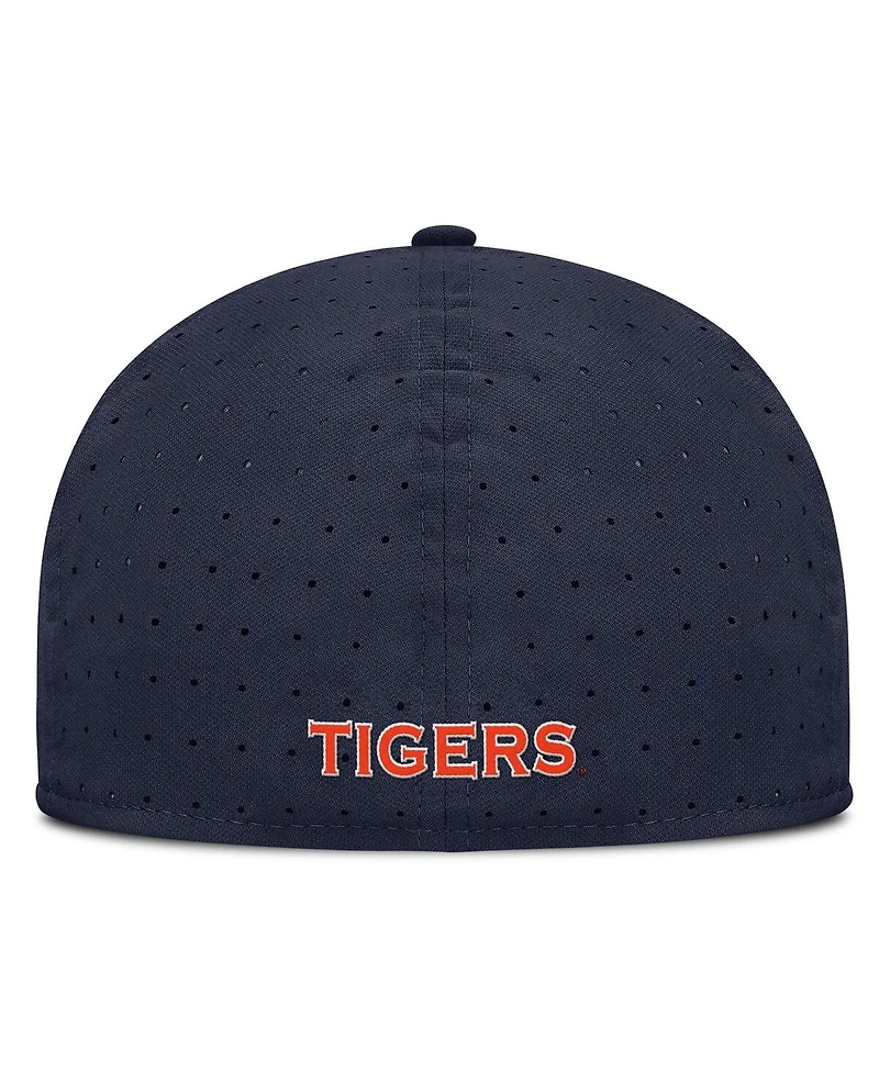Nike Men's White Auburn Tigers Dugout True Dri-fit Fitted Hat