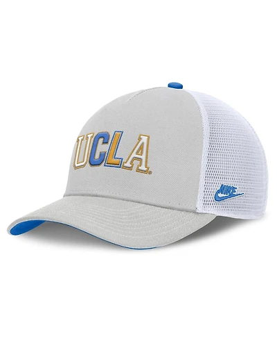 Nike Men's and Women's Gray Ucla Bruins 2026 Basketball Refresh 5-Panel Rise Trucker Hat