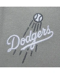 Mitchell & Ness Men's Gray Los Angeles Dodgers Thunderstorm Head Coach Pro-Crown Adjustable Hat