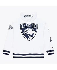 Mitchell & Ness Men's White Florida Panthers Arctic Fleece Hoodie