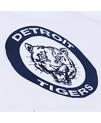 Mitchell & Ness Men's White Detroit Tigers Cooperstown Collection Fleece Hoodie