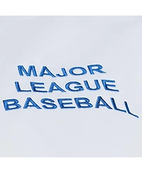 Mitchell & Ness Men's White Chicago Cubs Cooperstown Collection Arctic Lightweight Satin Full-Snap Jacket