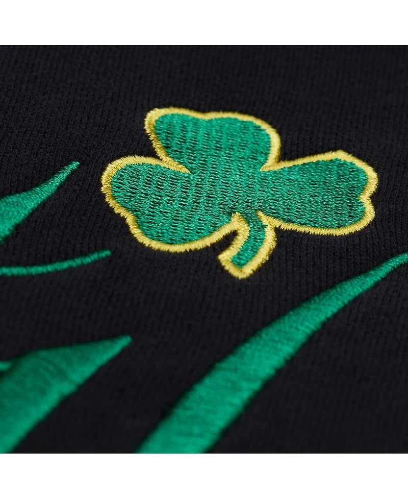 Mitchell & Ness Women's Black Boston Celtics Hardwood Classics Script Lightweight Sweatshirt