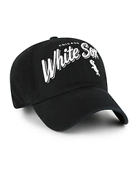 '47 Brand Women's Black Chicago White Sox Ariana Clean Up Adjustable Hat