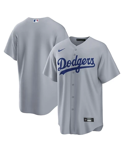 Nike Men's Gray Los Angeles Dodgers Road Replica Jersey