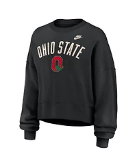 Nike Women's Black Ohio State Buckeyes Legacy Fleece Sweatshirt