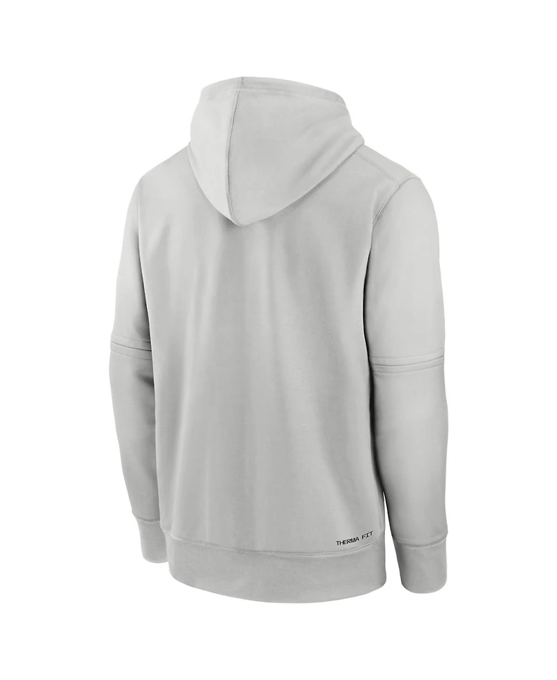 Nike Men's Cream Brooklyn Dodgers Authentic Collection 2026 Jackie Robinson Day Therma-fit Hoodie