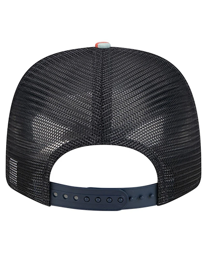 New Era Men's Denim/Navy Houston Astros Aztec Denim 9SEVENTY Adjustable Hat