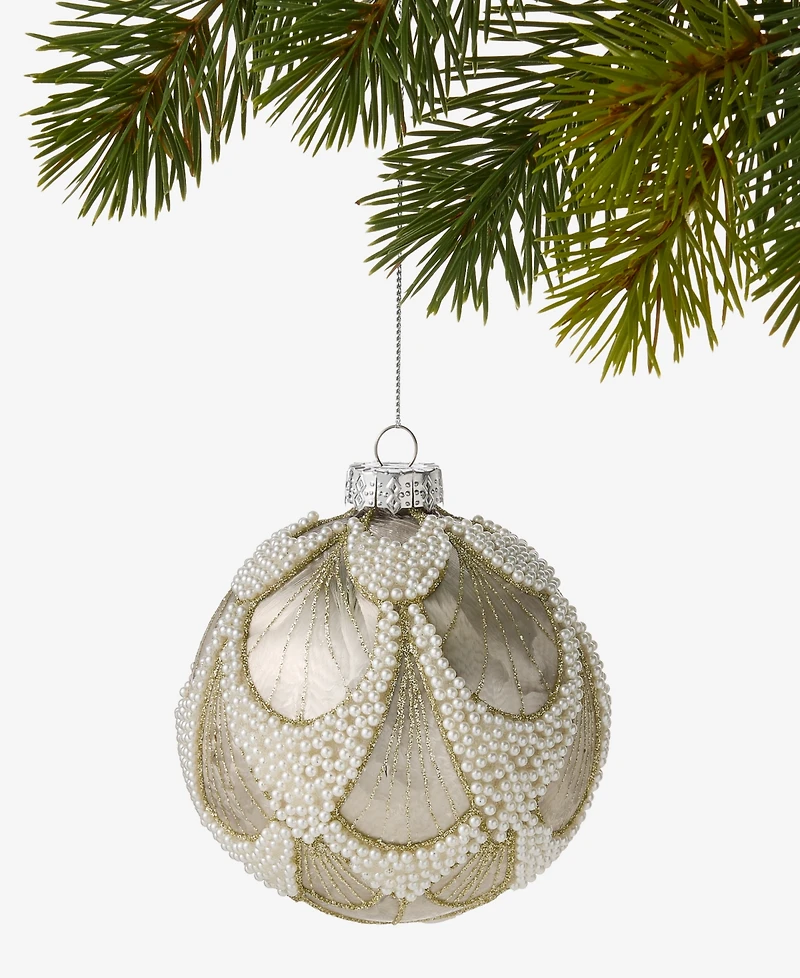 Holiday Lane Jeweled Classics Ball Ornament, Macy's Exclusive