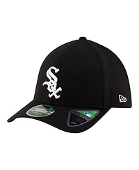 New Era Men's Black Chicago White Sox Player Replica 39THIRTY M-Crown Flex Hat