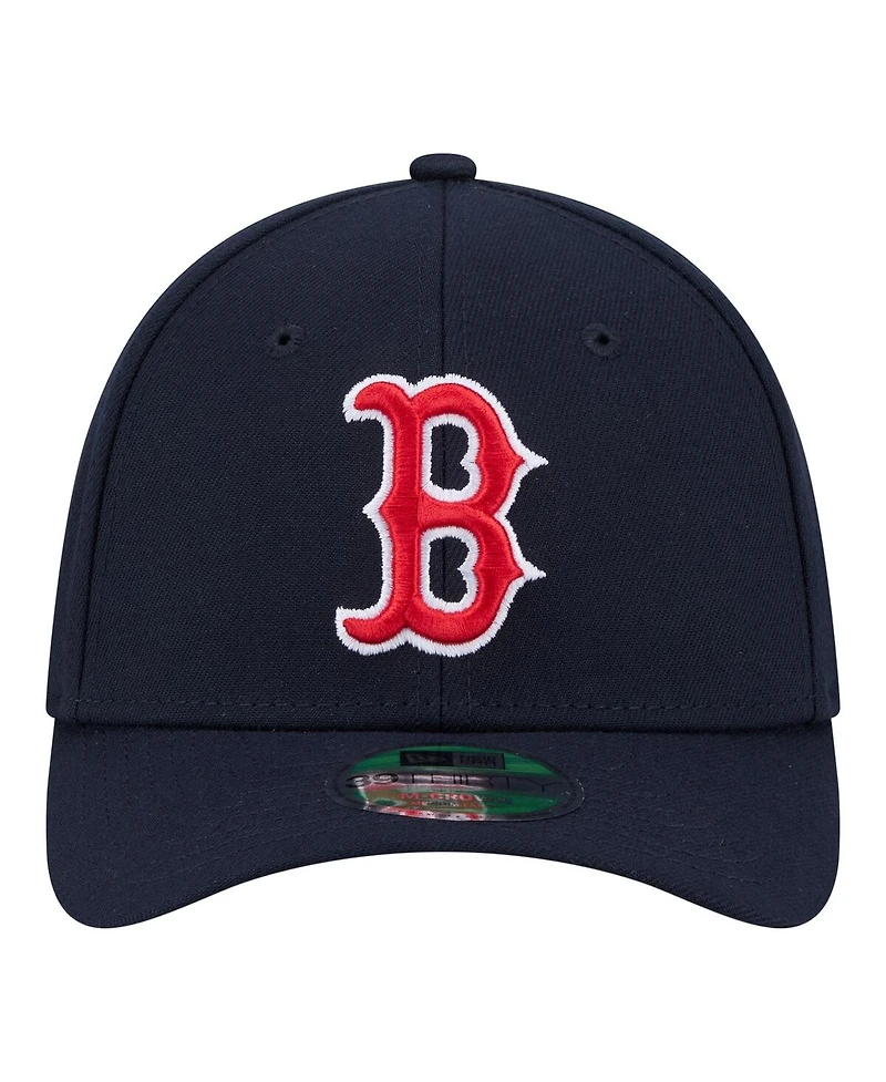 New Era Men's Navy Boston Red Sox Player Replica 39THIRTY M-Crown Flex Hat