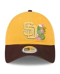 New Era Men's Gold/Brown San Diego Padres 2026 Spring Training Casual Classic Adjustable Hat