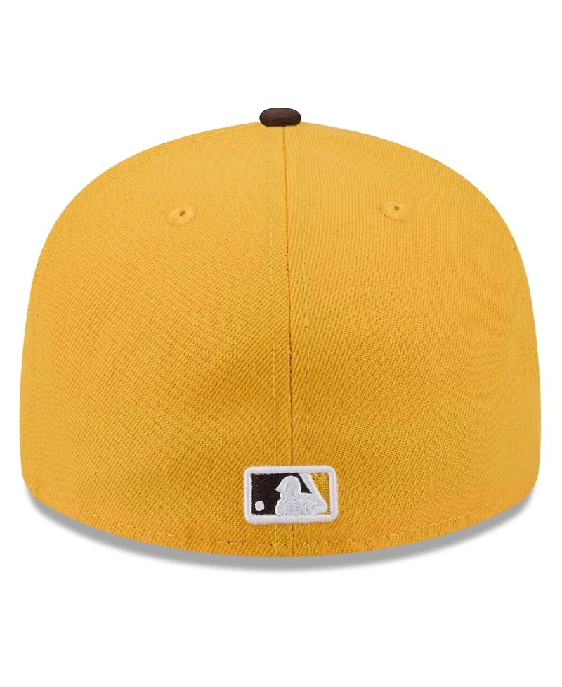 New Era Men's Gold/Brown San Diego Padres 2026 Spring Training 59FIFTY Fitted Hat