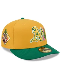 New Era Men's Gold/Green Athletics 2026 Spring Training 59FIFTY Fitted Hat