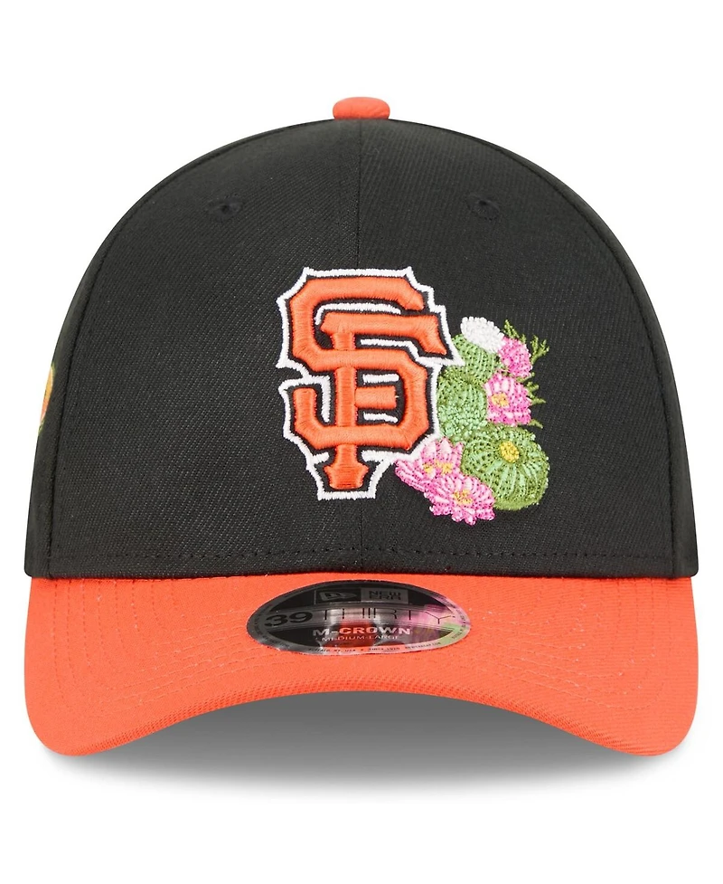 New Era Men's Black/Orange San Francisco Giants 2026 Spring Training M-Crown 39THIRTY Flex Hat